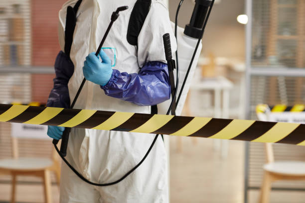 Professional Blood Cleanup technician working in Hull, MA